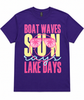 Boat Waves Sun Rays Lake Days