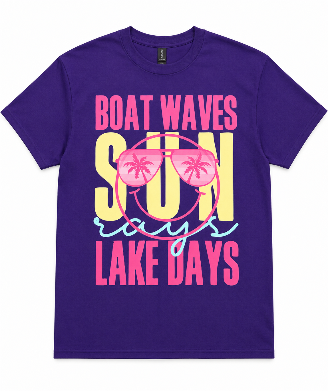Boat Waves Sun Rays Lake Days