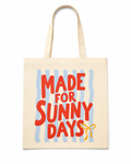 Made for Sunny Days Retro Tote Beach Bag