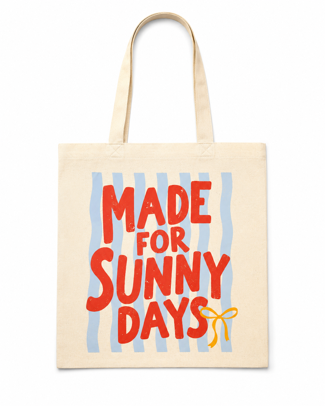 Made for Sunny Days Retro Tote Beach Bag